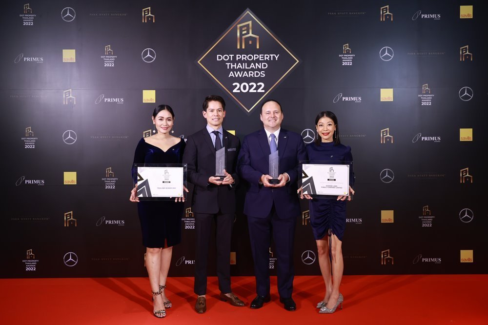 Raimon Land wins “Developer of the Year 2022” and “Best Developer Luxury Condominiums 2022”  at Dot Property Thailand Awards 2022