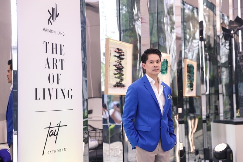 Raimon Land continues to share art with society through construction  after the success of the art series ‘The Art of Living’ at Tait Sathorn 12